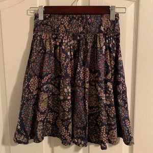 H&M floral skater skirt